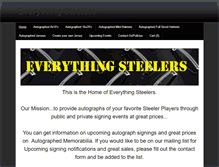 Tablet Screenshot of everythingsteelers.com
